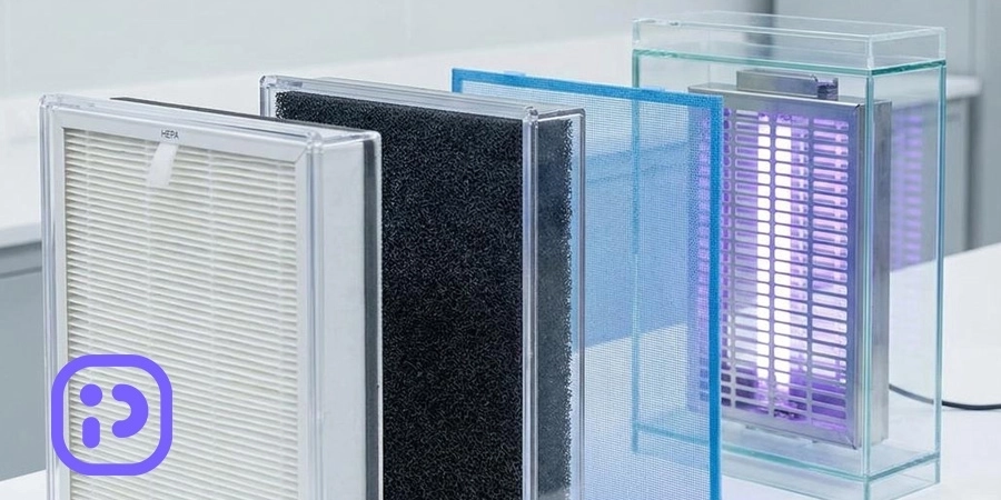 انواع فیلترهای تصفیه هوا: از HEPA تا UV، کدومشون برای مقابله با آلودگی ایران مناسبه؟